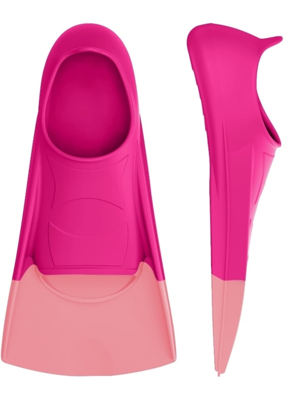 Gintenco Swim Training Fins with Mesh Bag Pink XXS